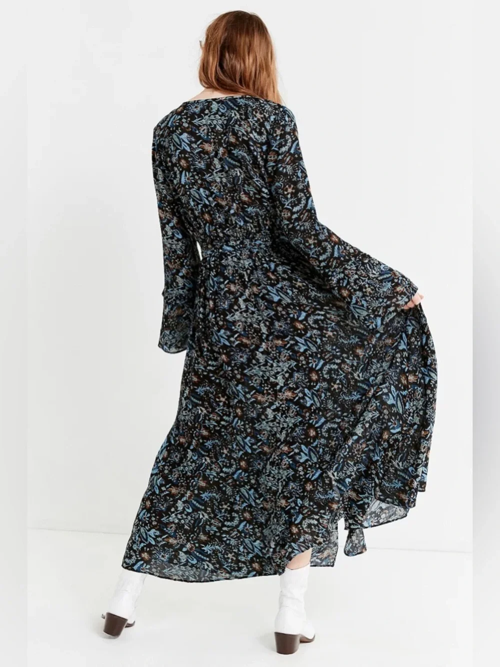 UO Floral Maxi Dress - Picture 3 of 16